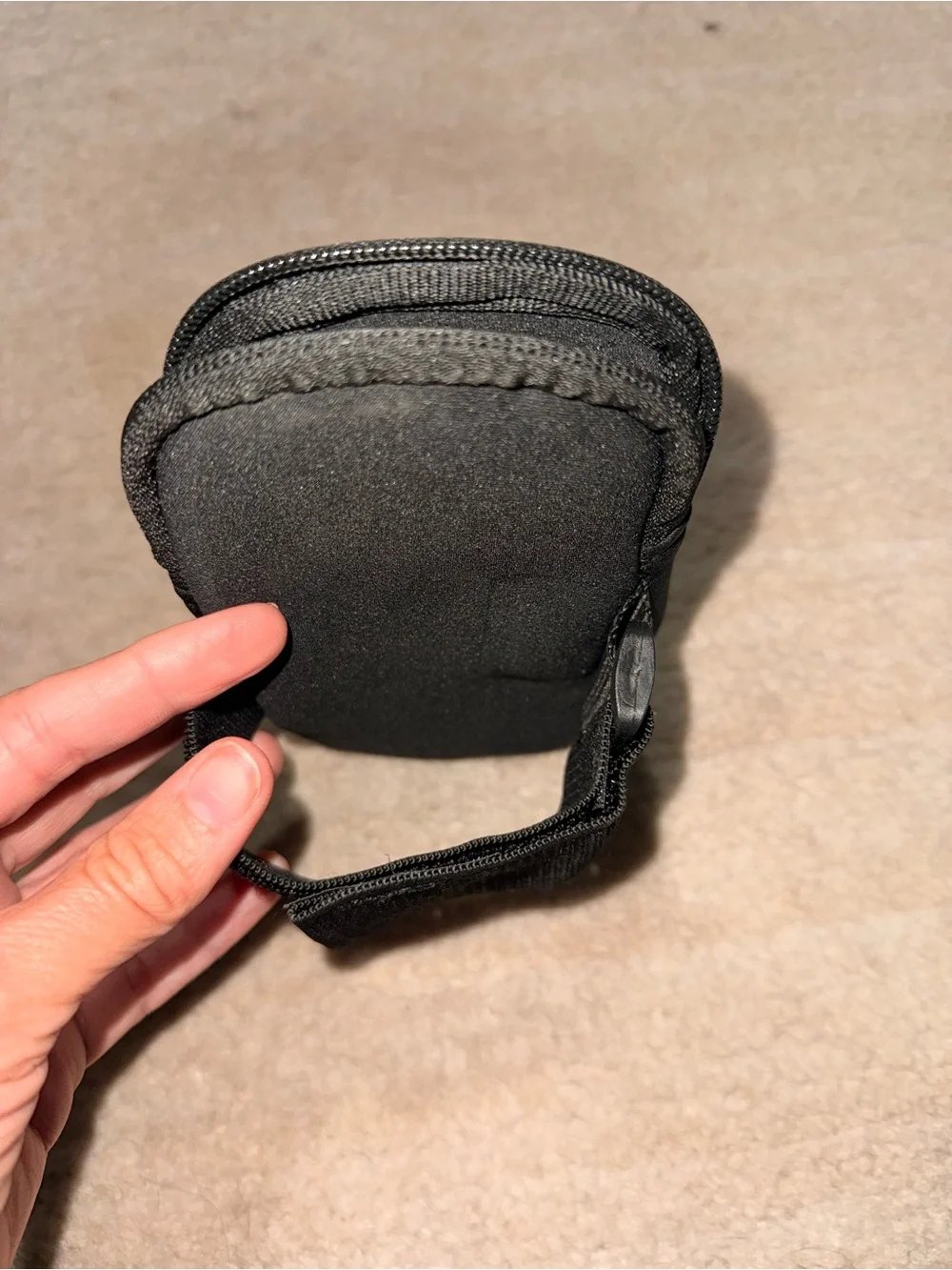 Black Neoprene arm Pouch with Headphone Port